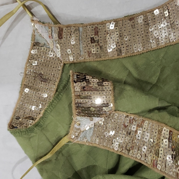 XL VTG vintage  cocomo gold sequin cami tank - Picture 3 of 9